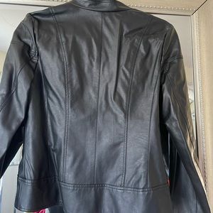Leather black jacket